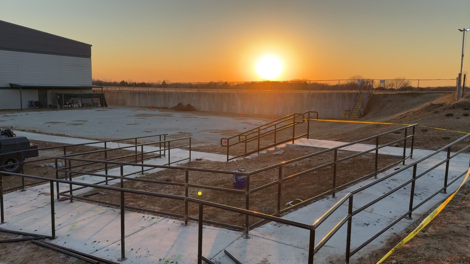 Commercial handrail fabrication and installation, Seminole Oklahoma — photo 3