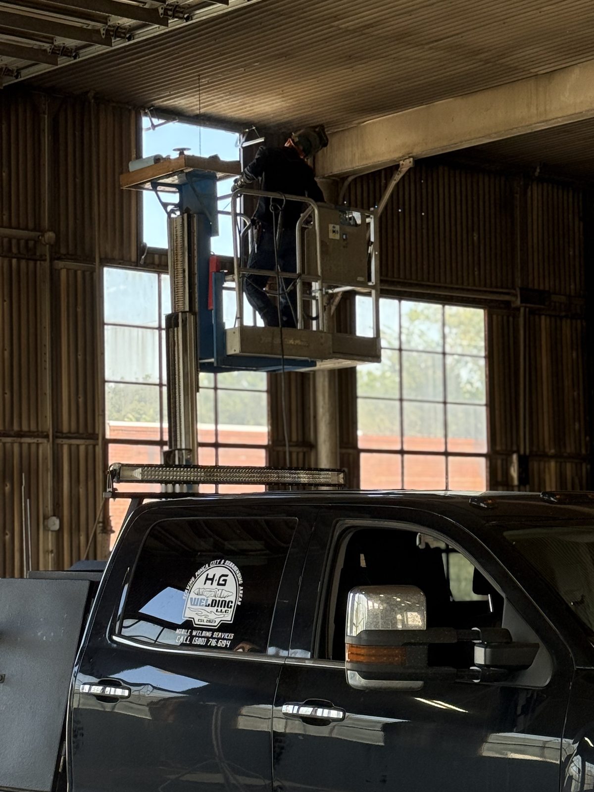 Ventilation fan and louver installation — photo 1